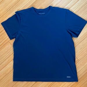 Life Is Good. Plain Blue Tee. Size XL